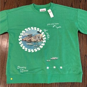 NWT Celandine for Anthropologie sweatshirt!